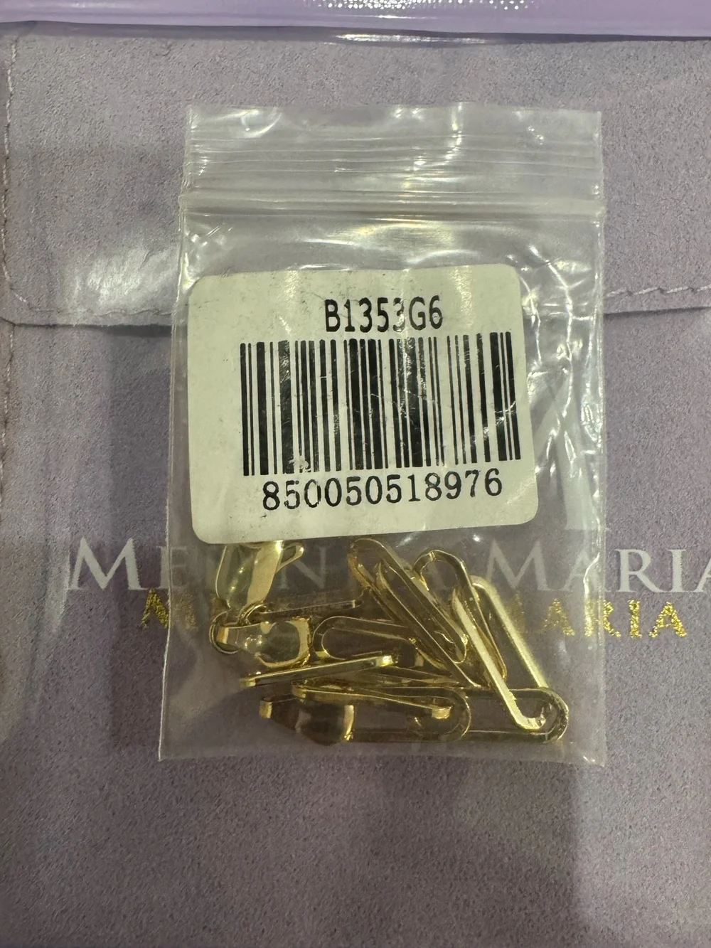 Melinda Maria Gold Paperclip Link Bracelet- 6”